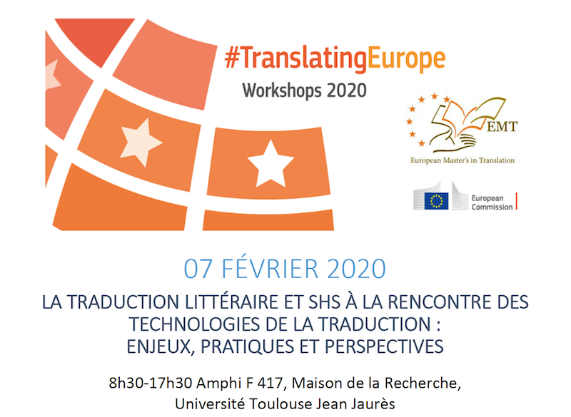 La traduction littéraire et Sciences Humaines et Sociales à la rencontre des nouvelles technologies de la traduction : enjeux, pratiques et perspectives